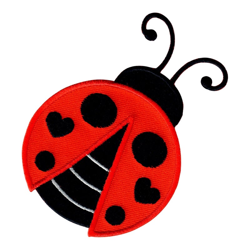 PatchMommy Ladybug Patch, Iron On/Sew On - Appliques for Kids Children - Image 1